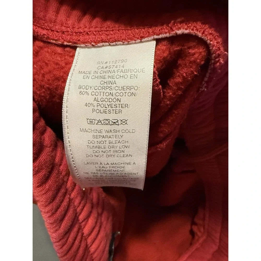 True Religion Men's Large‎ Sweatsuit Set Jogger and Pullover Hoodie, Red, Buddha